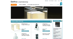Desktop Screenshot of acrylmoebel-shop.de
